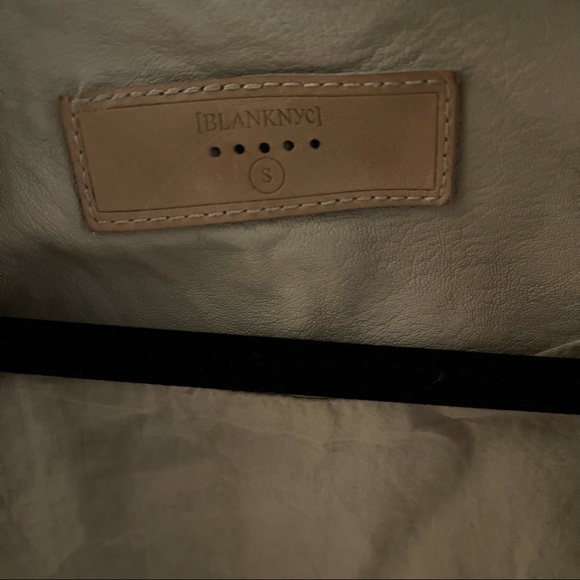 BLANKNYC FAUX SUEDE CARDIGAN W LEATHER SLEEVE - Picture 2 of 4